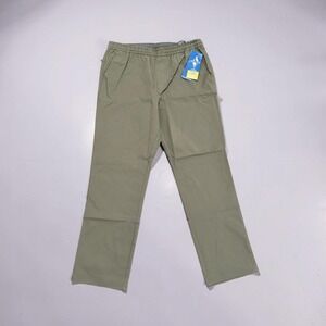 Skechers Men's Large Olive Green Slip-in Pants Downtown Classic Skechweave NWT